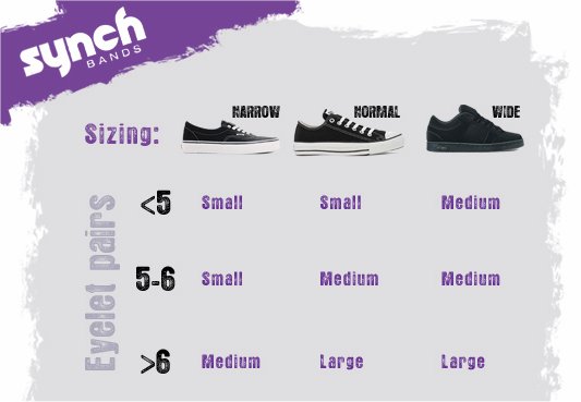 Lace Size Chart