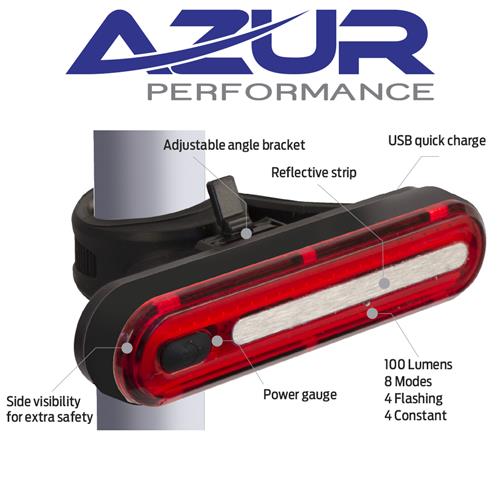 Azur USB Alien 2 100 Lumen Tail Light