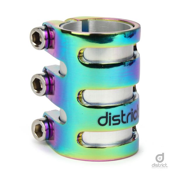 District Neochrome Triple Clamp