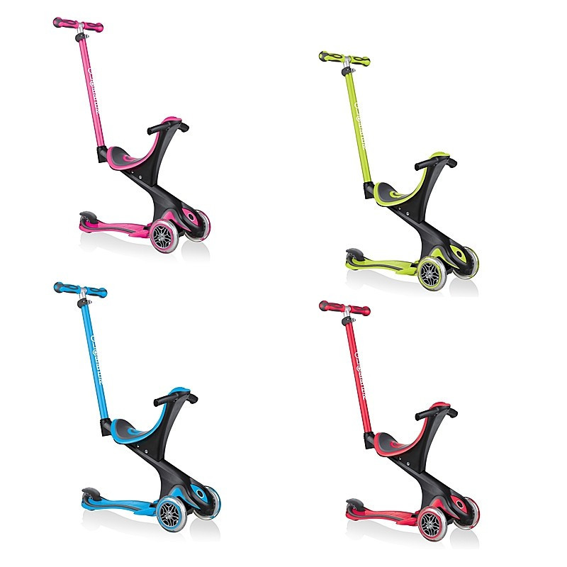 Globber 5 in 1 Go Up Comfort Kids Scooter-Scooters